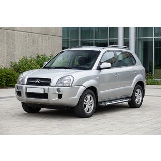 Progi Boczné Sunrise (2 szt., Aluminium) Hyundai Tucson JM 2004- zdjęcia 1