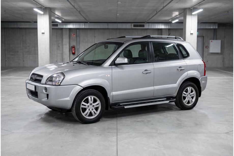 Hyundai Tucson JM 2004- Progi Boczné RedLine V1 (2 szt., Aluminium) Image