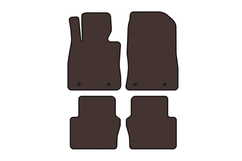 Toyota Yaris 2010-2020 Dywaniki gumowe Carsuit (Electro, 2017-2020, SD, brązowe) Image