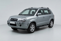 Hyundai Tucson JM 2004- Progi Boczné Duru (2 szt., Aluminium) zdjęcia 1