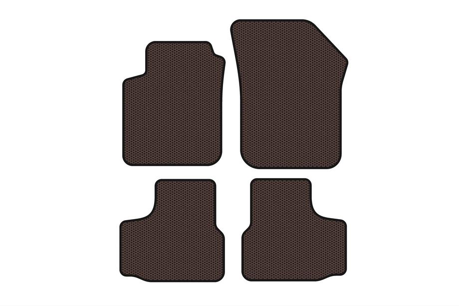 Volkswagen UP 2011-2023 Gumowe Dywaniki Carsuit (Brązowe) Image
