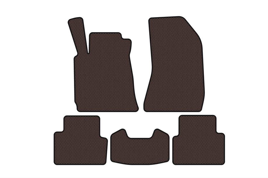 Alfa Romeo 159 2005–2011 Gumowe Dywaniki Carsuit V-1 (Brązowe) Image
