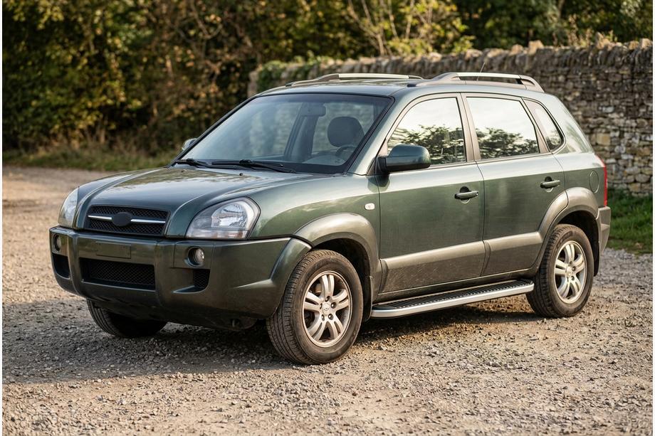 Hyundai Tucson JM 2004- Progi Boczne Tayga Grey (2 szt., Aluminium) Image