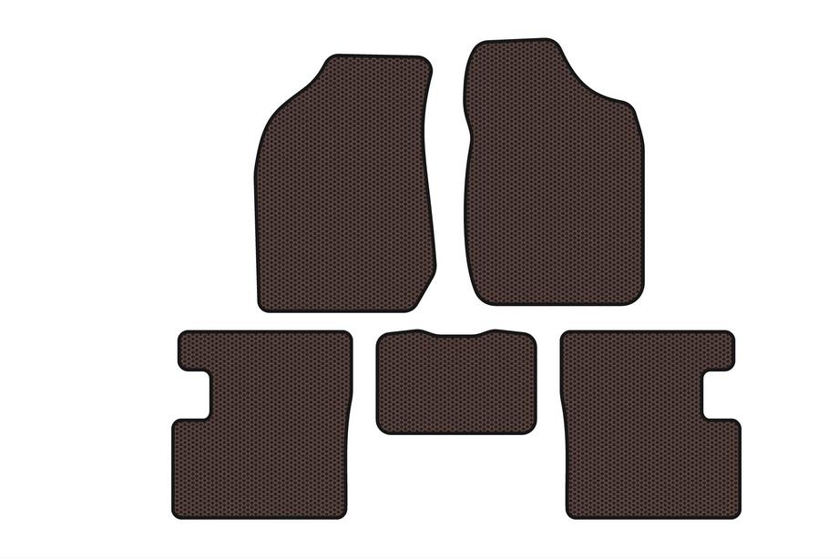 BYD F3 2005-2013 Gumowe Dywaniki Carsuit (SD, Brązowe) Image