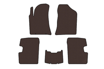 BYD F3 2013-2015 Gumowe Dywaniki Carsuit (SD, Brązowe) zdjęcia 1