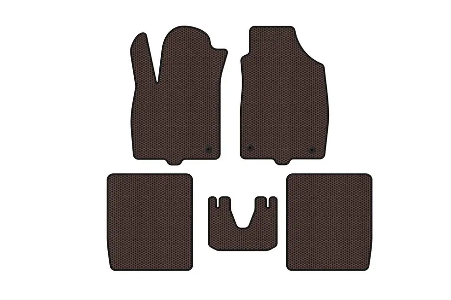 Fiat Panda 2003-2011 Gumowe Dywaniki Carsuit (Brązowe) Image