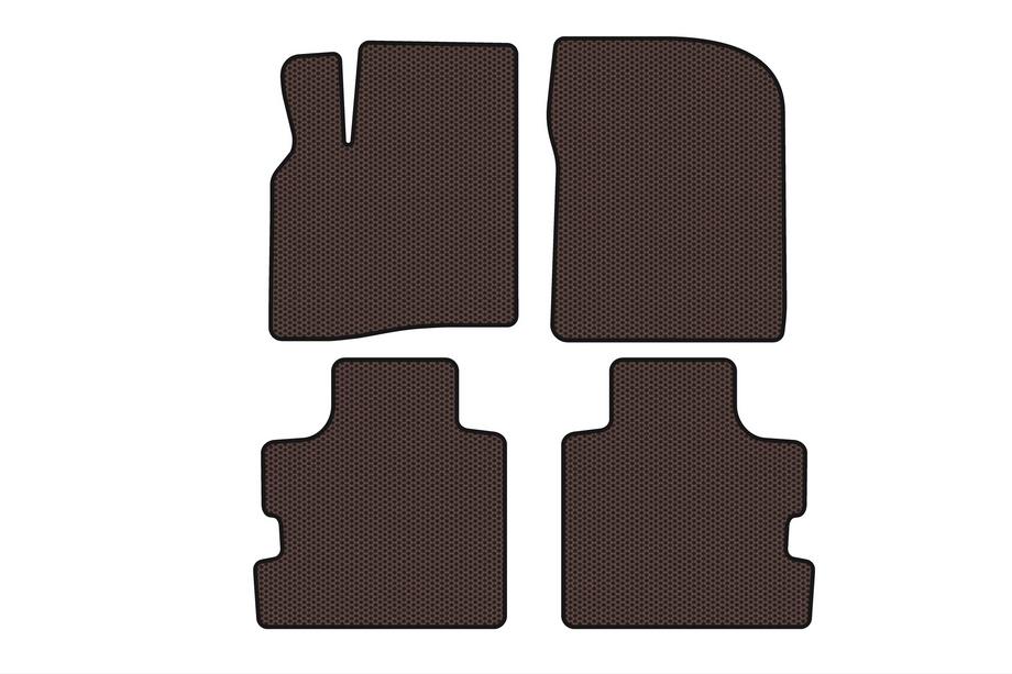 Chrysler Pacifica 2004-2008 Gumowe Dywaniki Carsuit (Brązowe) Image
