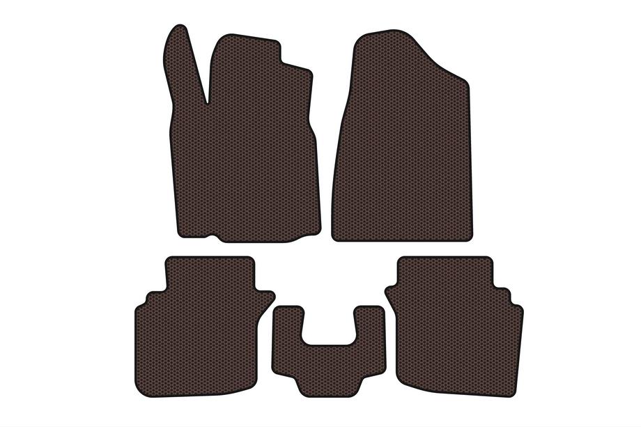 Chrysler Sebring II 2001-2006 Gumowe dywaniki Carsuit (2004-2006, brązowe) Image