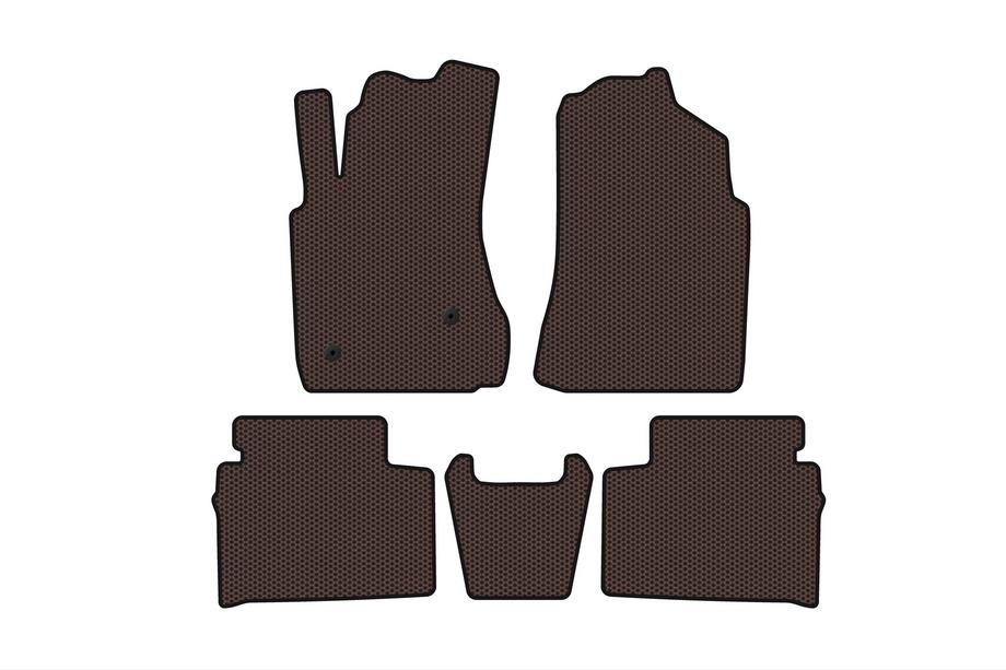 FAW Besturn X80 2013-2020 Gumowe Dywaniki Carsuit (Brązowe) Image