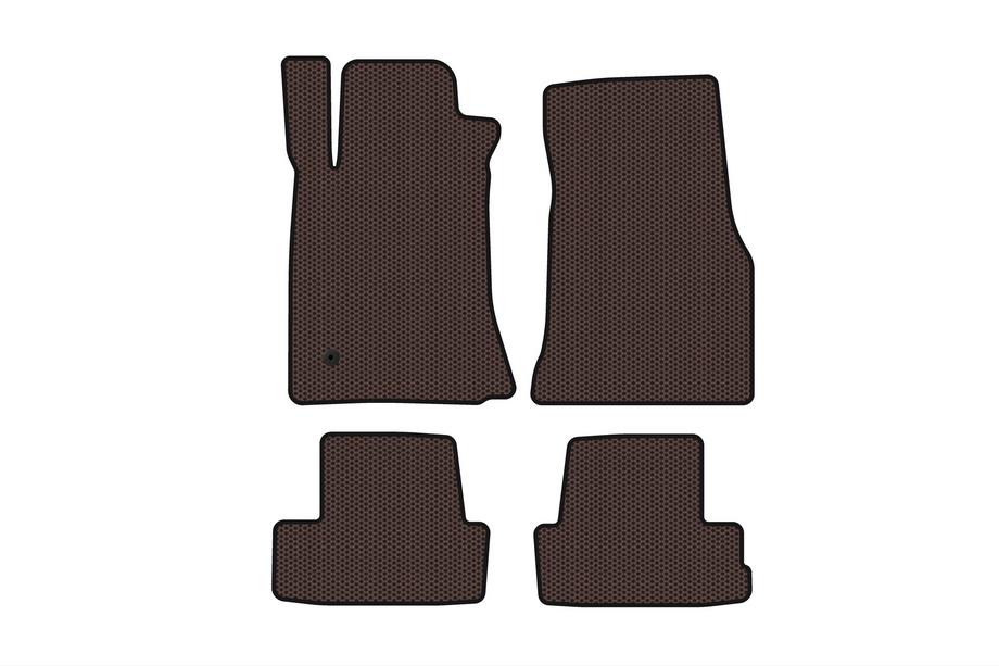 Ford Mustang 2005-2014 Gumowe dywaniki Carsuit (2005-2009, GT, Coupe, brązowe) Image