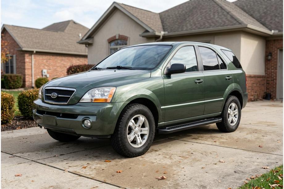 Kia Sorento I BL 2002-2009 Progi Boczné Allmond Black (2 szt., Aluminium) Image