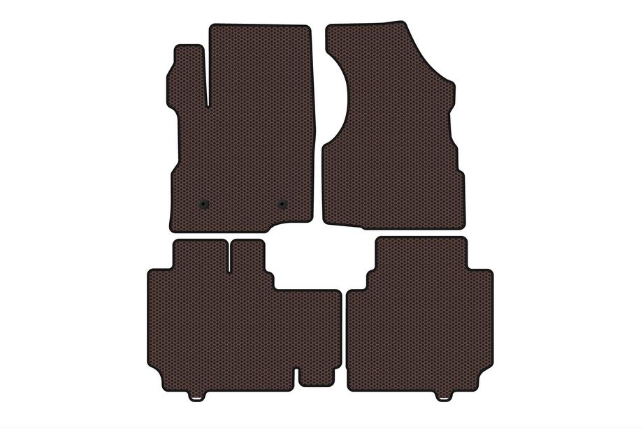 Chevrolet Equinox 2009-2016 Dywaniki gumowe Carsuit (2015-2017, brązowe) Image