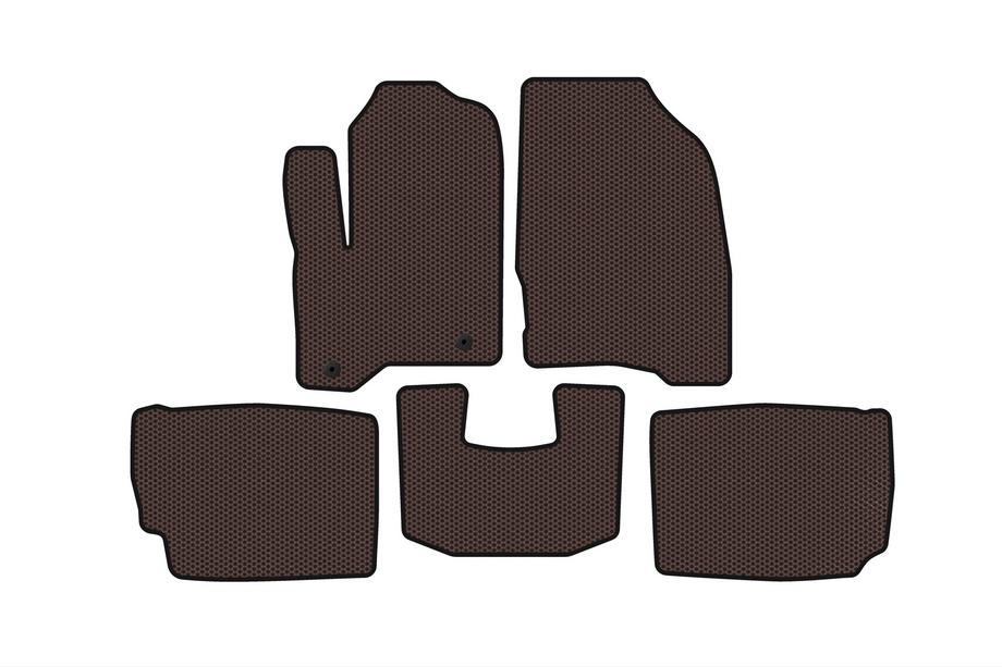 Ford Taurus 2010-2019 Gumowe dywaniki Carsuit (2010-2012, brązowe) Image
