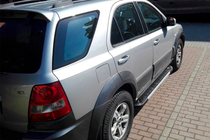 Kia Sorento I BL 2002-2009 Progi Boczné RedLine V1 (2 szt., Aluminium) zdjęcia 2