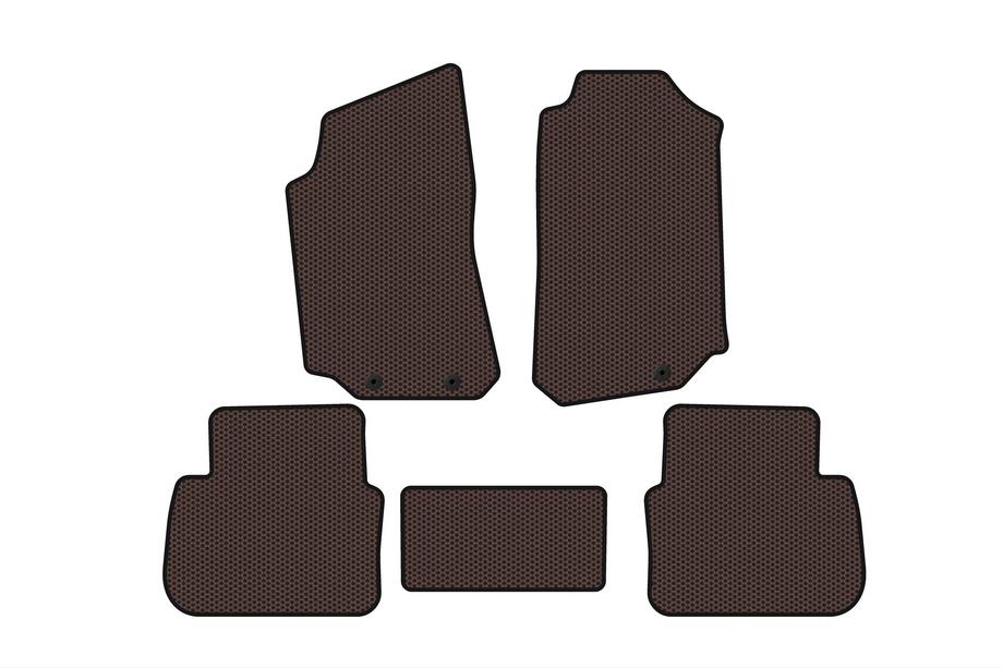 Saab 9-5 1997-2010 Gumowe Dywaniki Carsuit (Brązowe) Image