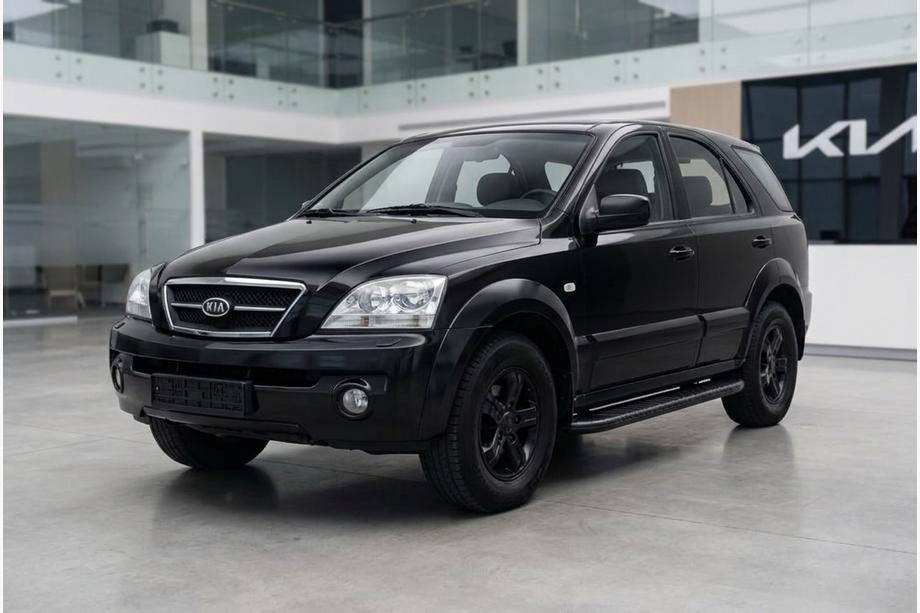 Kia Sorento I BL 2002-2009 Progi Boczné Bosphorus Black (2 szt., Aluminium) Image
