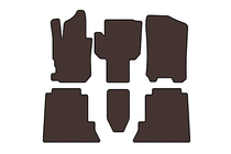 Honda FR-V 2004-2009 Gumowe Dywaniki Carsuit (Brązowe) zdjęcia 1