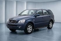 Kia Sorento I BL 2002-2009 Progi Boczne RedLine Black (2 szt., Aluminium) zdjęcia 1