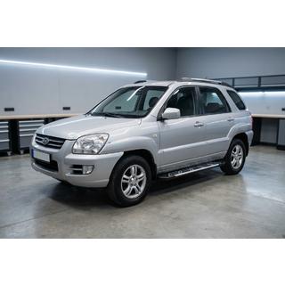 Progi Boczné Sunrise (2 szt., Aluminium) Kia Sportage 2004-2010 zdjęcia 1
