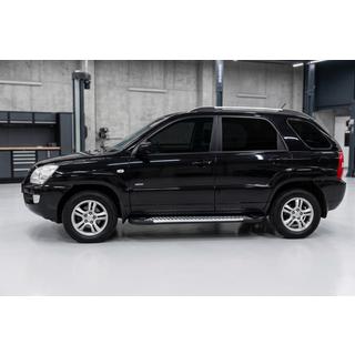Progi Boczne Line (2 szt., Aluminium) Kia Sportage 2004-2010 zdjęcia 1