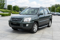 Kia Sportage 2004-2010 Progi Boczne Tayga Grey (2 szt., Aluminium) zdjęcia 1