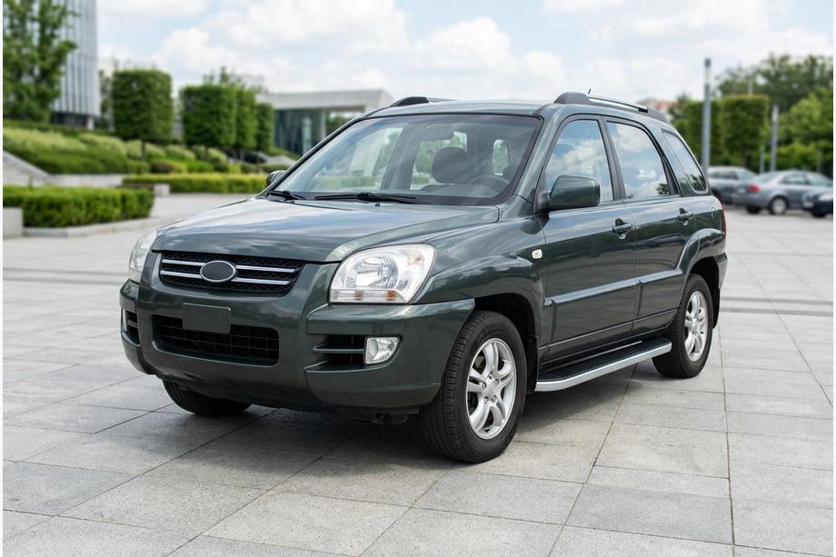 Kia Sportage 2004-2010 Progi Boczne Tayga Grey (2 szt., Aluminium) Image
