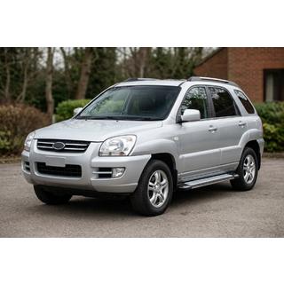 Progi Boczné Rainbow (2 szt., Aluminium) Kia Sportage 2004-2010 zdjęcia 1