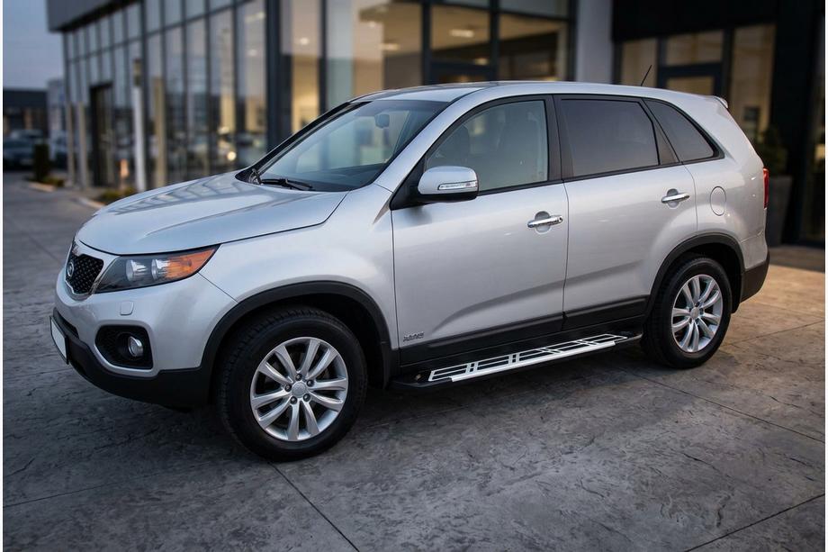 Kia Sorento II XM 2009-2014 Progi Boczné Sunrise (2 szt., Aluminium) 2010-2013 Image