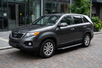 Kia Sorento II XM 2009-2014 Progi Boczné Duru (2 szt., Aluminium) zdjęcia 1