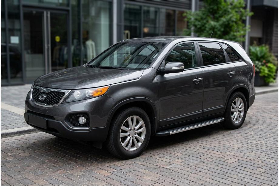 Kia Sorento II XM 2009-2014 Progi Boczné Duru (2 szt., Aluminium) Image