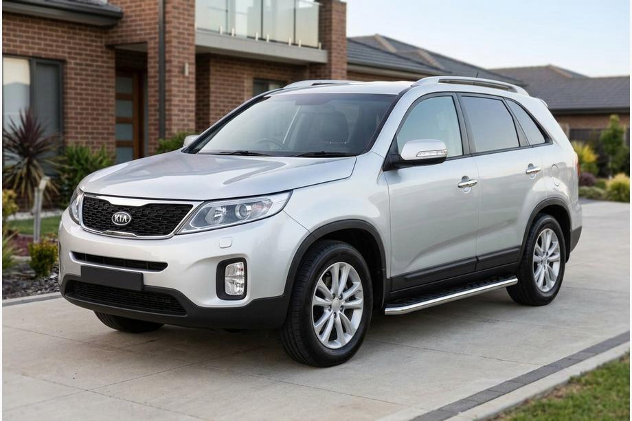 Kia Sorento II XM 2009-2014 Progi Boczne Maydos V1 (2 szt., Aluminium i Stal Nierdzewna) 2013-2016 Image