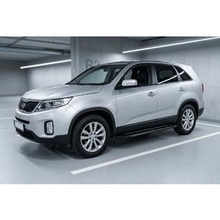 Progi Boczne RedLine Black (2 szt., Aluminium) Kia Sorento II XM 2009-2014 zdjęcia 1