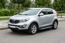 Kia Sportage 2010-2015 Progi Boczné Sunrise (2 szt., Aluminium) zdjęcia 1