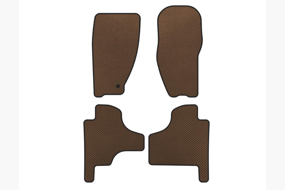 Jeep Cherokee/Liberty 2007-2013 Dywaniki EVA (Brązowe) Image