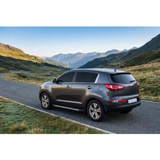 Progi Boczné Duru (2 szt., Aluminium) Kia Sportage 2010-2015 zdjęcia 1
