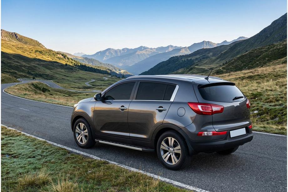 Kia Sportage 2010-2015 Progi Boczné Duru (2 szt., Aluminium) Image