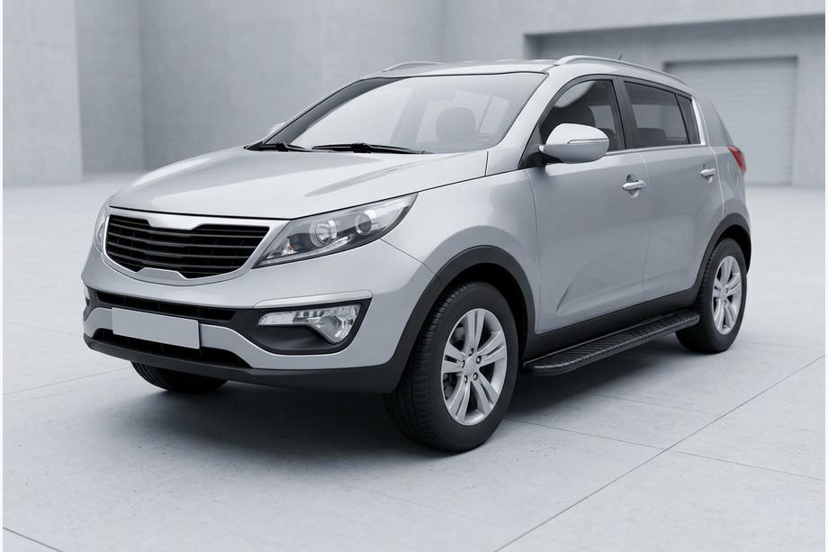 Kia Sportage 2010-2015 Progi Boczné Bosphorus Black (2 szt., Aluminium) Image