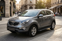 Kia Sportage 2010-2015 Progi Boczne RedLine Black (2 szt., Aluminium) zdjęcia 1