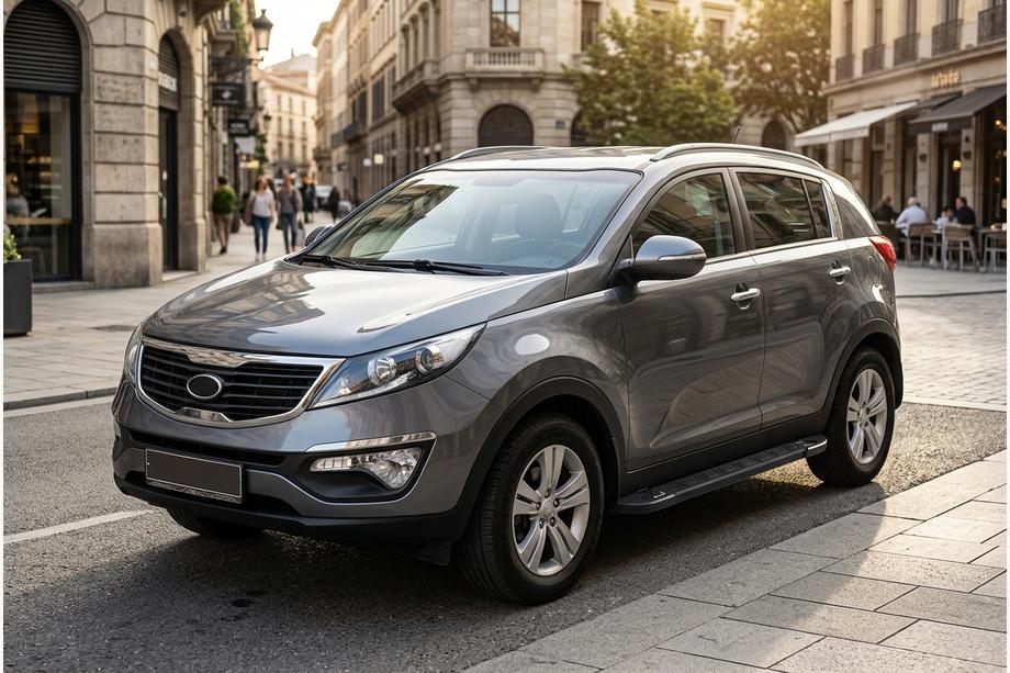 Kia Sportage 2010-2015 Progi Boczne RedLine Black (2 szt., Aluminium) Image