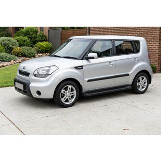 Progi Boczné Allmond Black (2 szt., Aluminium) Kia Soul I 2008-2013 zdjęcia 1