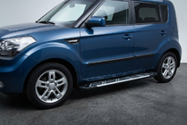Kia Soul I 2008-2013 Progi Boczné Sunrise (2 szt., Aluminium) zdjęcia 1