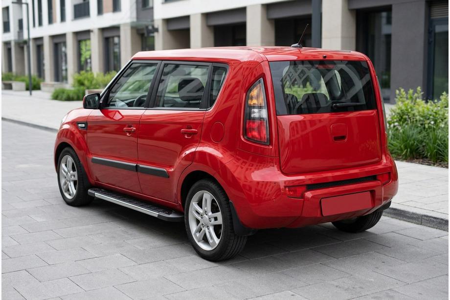 Kia Soul I 2008-2013 Progi Boczné RedLine V1 (2 szt., Aluminium) Image