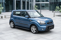 Kia Soul I 2008-2013 Progi Boczné Bosphorus Black (2 szt., Aluminium) zdjęcia 1