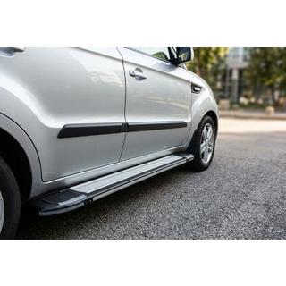 Progi Boczné Rainbow (2 szt., Aluminium) Kia Soul I 2008-2013 zdjęcia 1