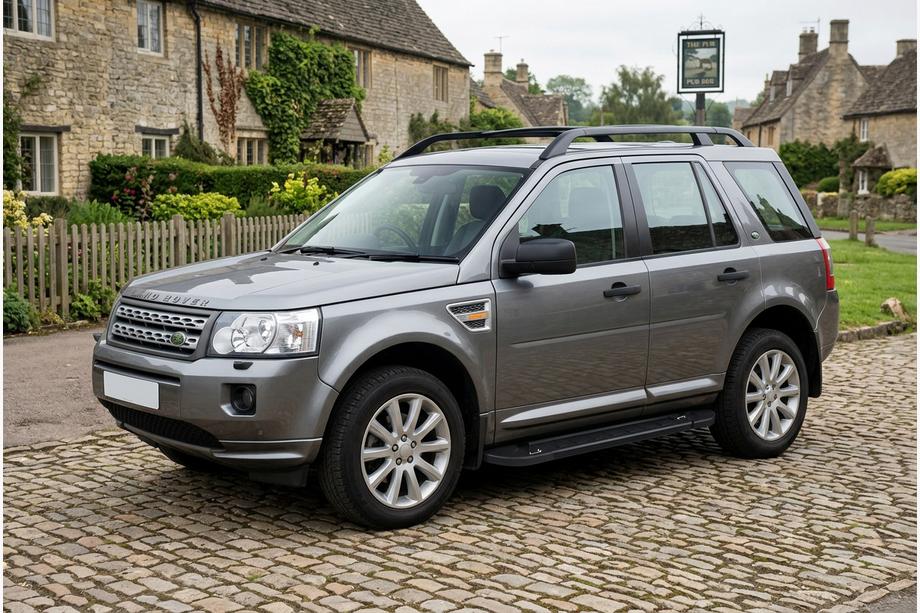 Land Rover Freelander II 2006–2014 Progi Boczne RedLine Black (2 szt., Aluminium) Image