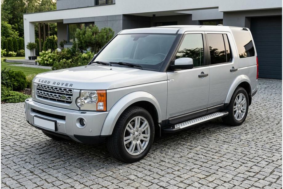 Land Rover Discovery III 2004–2009 Progi boczne Allmond Grey (2 szt., aluminium) Image