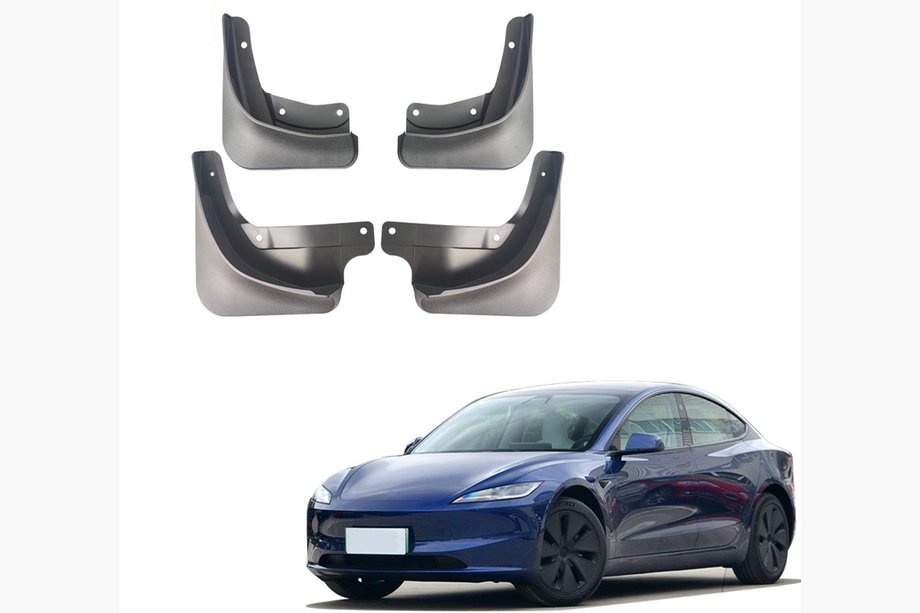 Tesla Model 3 2017- Oryginalne Chlapacze Premium (2023+, 4 szt.) Image