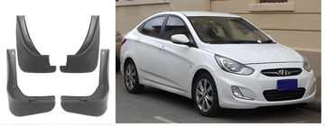 Hyundai Accent 2011-2017 Oryginalne chlapacze Premium V2 (4 szt.) zdjęcia 2