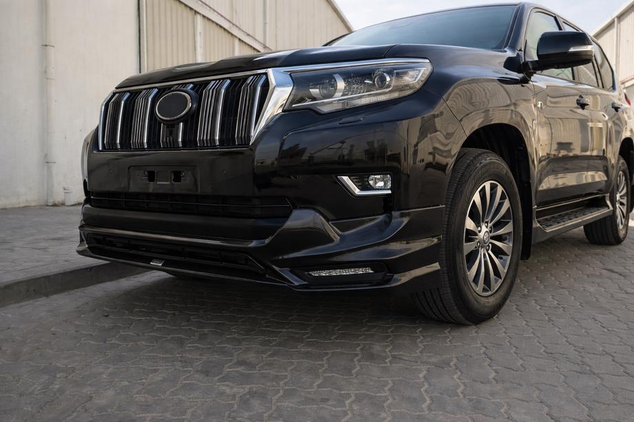 Toyota Land Cruiser Prado 150 2009-2023 Nakładka na przedni zderzak TRD (2017-) Czarny Zdjęcia 2