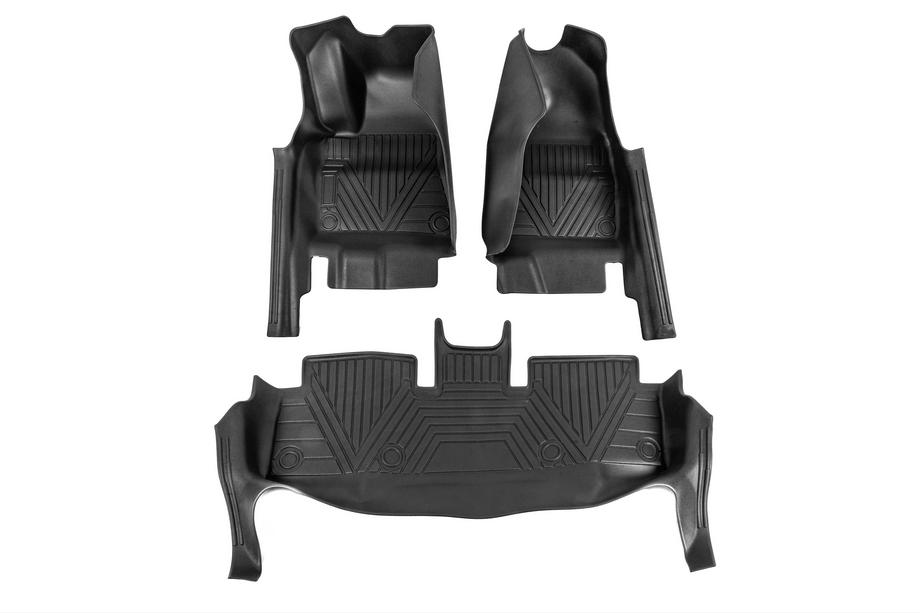 Tesla Model 3 2017- Dywaniki Gumowe Niken Luxury 3D (3 szt) Image